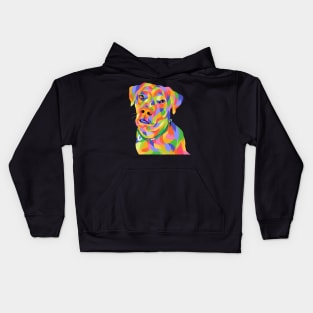 Dog Pop Art Illustration Kids Hoodie